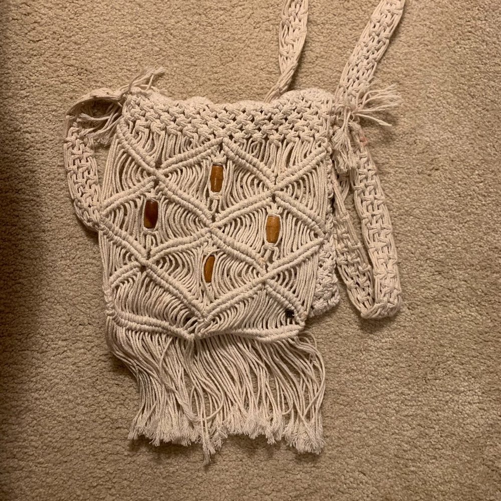 Cotton Macrame shoulder bag